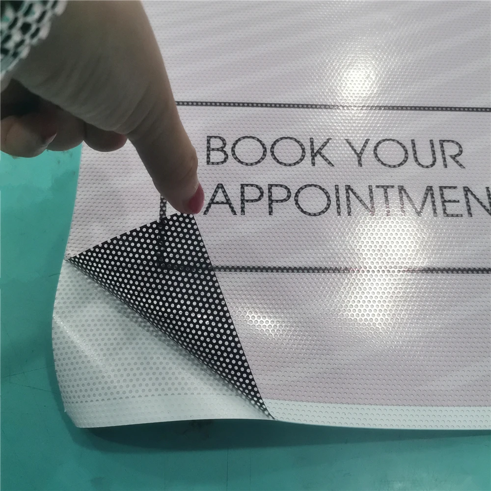 Tome Perforated Vinyl See Through Sticker Heat Rejection Building Window Film Printable PVC ...