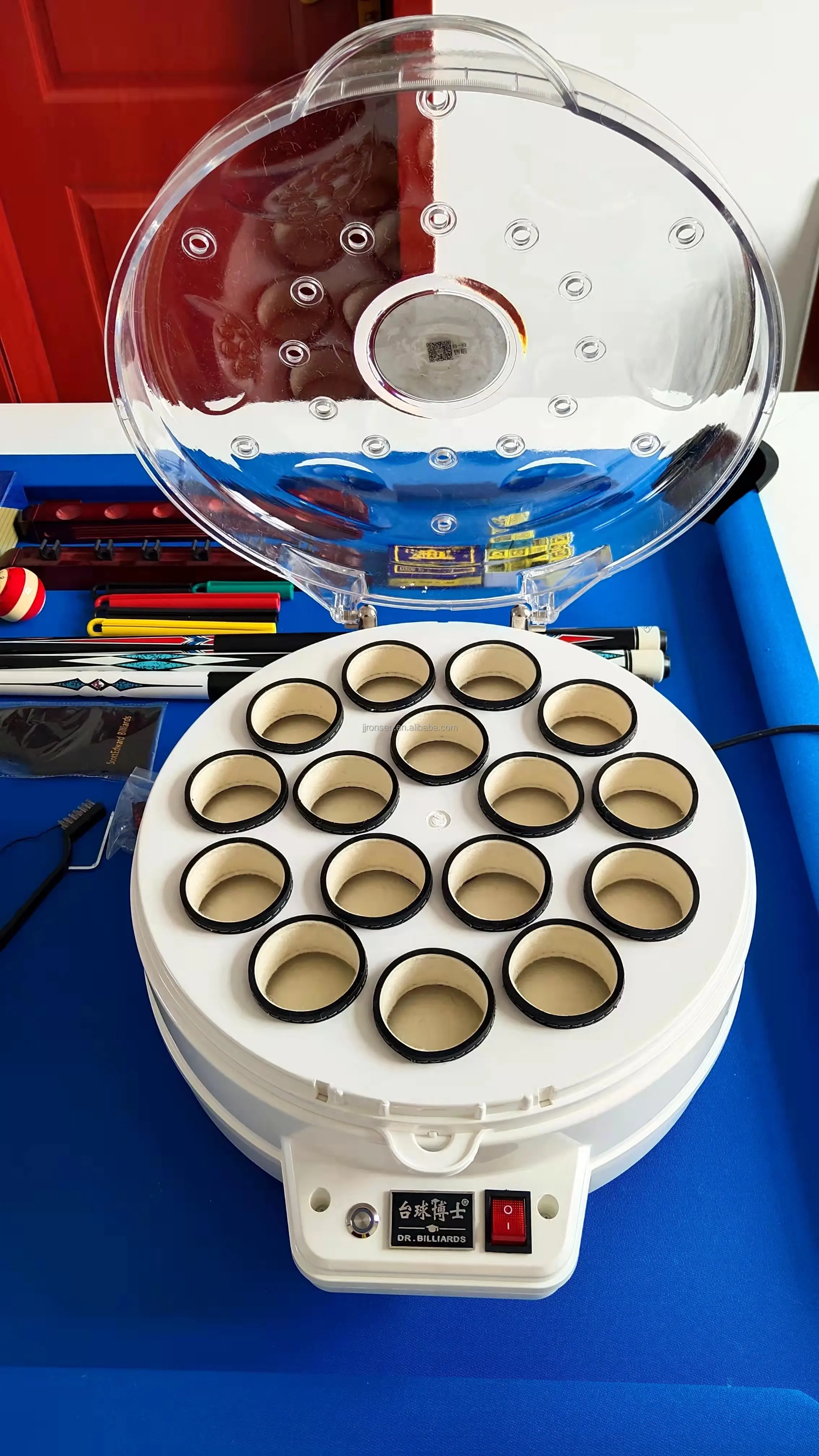 2023 Popular Sale American Style Game Pool 16 Balls Automatic Clean