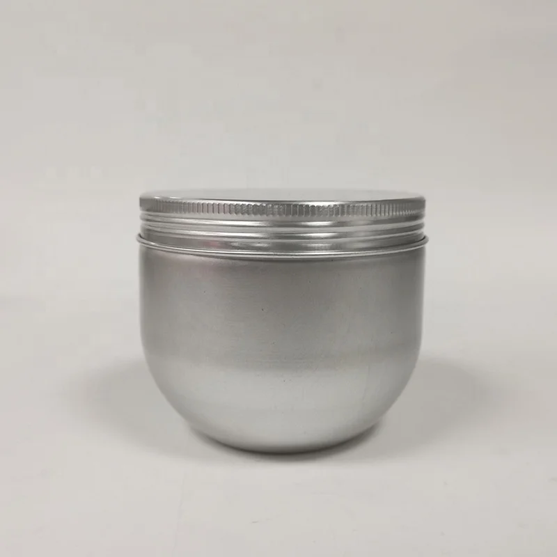 Custom Empty 350ml Metal Tin Container Balm Jar Cosmetic Pomade Cream Wholesale Candle Tin Aluminum Jar