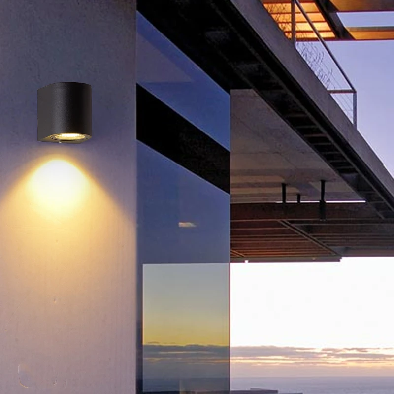 European LED Wall Exterior Light IP65 3W Wall Light Residential 10W with Warm Light for Garden Countyard