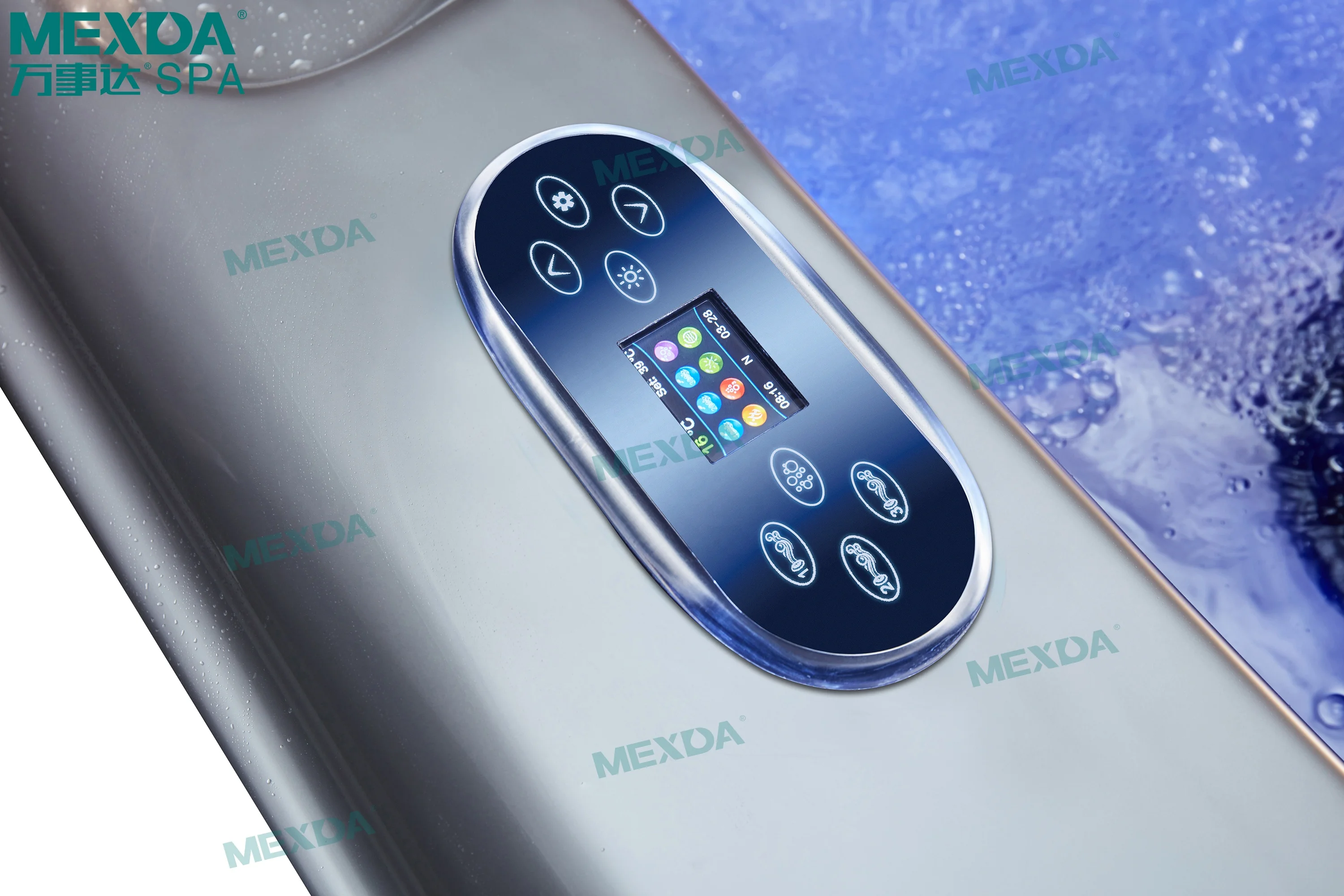 MEXDA Горячая продажа семья наружная спа-ванна 4 двухместная гидромассажная Ванна WS-293