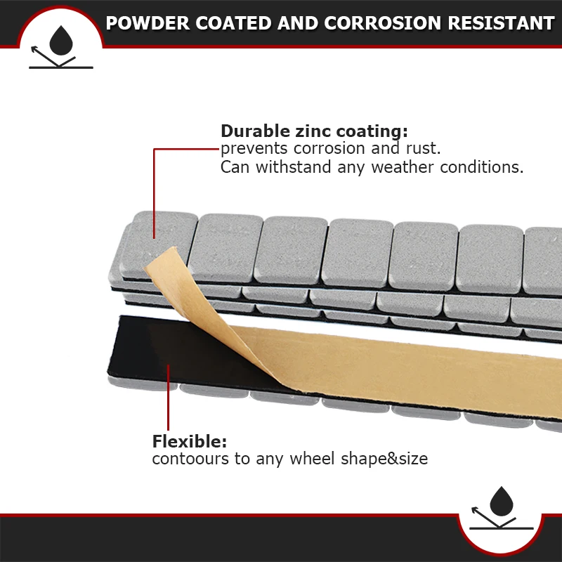 Reecheng Factory Adhesive Strip Wheel Balancing Weight Sticky Balance