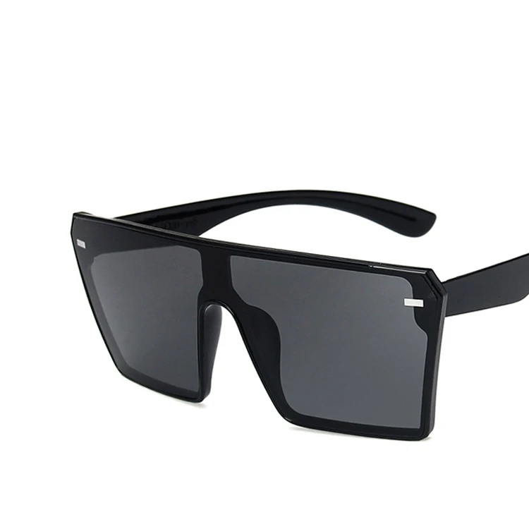 Солнцезащитные очки в большой квадратной оправе с рисовыми гвоздиками, новинка 2021, Европейская и американская мода, уникальные солнцезащитные очки