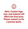color y tamaño personalizados, contáctenos