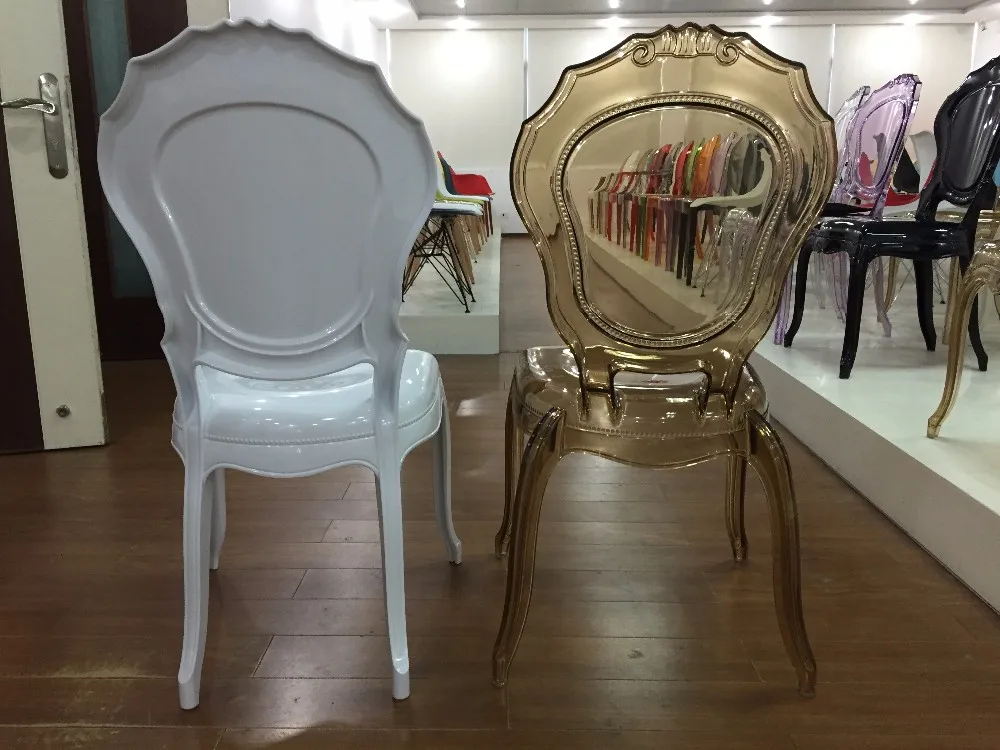 Luxury PC Acrylic clear Transparent Lucite Princess Wedding Bella Chairs