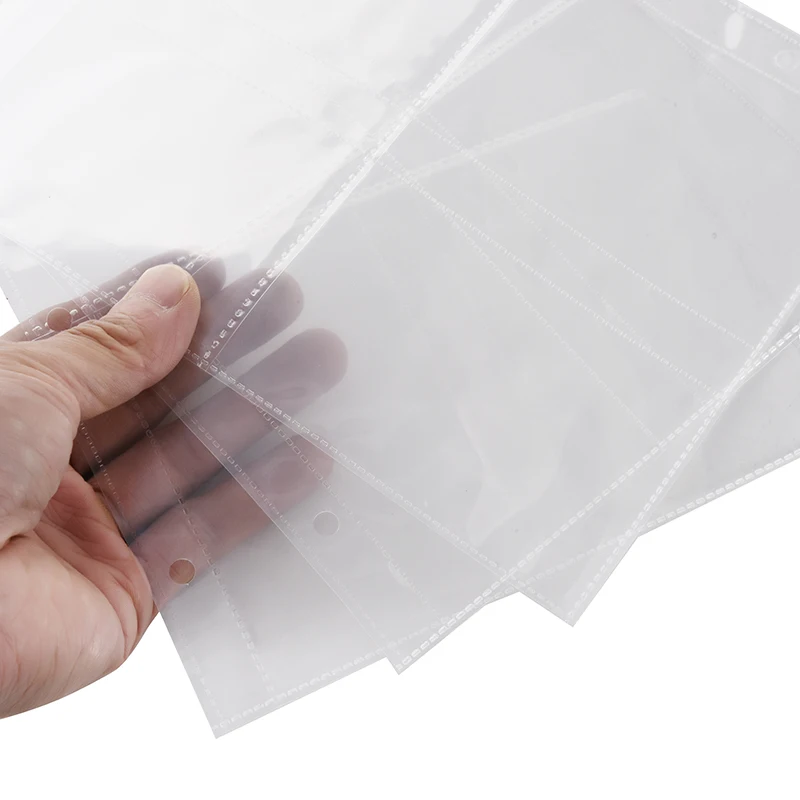 3'' Wholesale 4 Pockets 10 Pages Matte Sleeve Trading Card Binders PU  Leather Binder Zipper Card Album