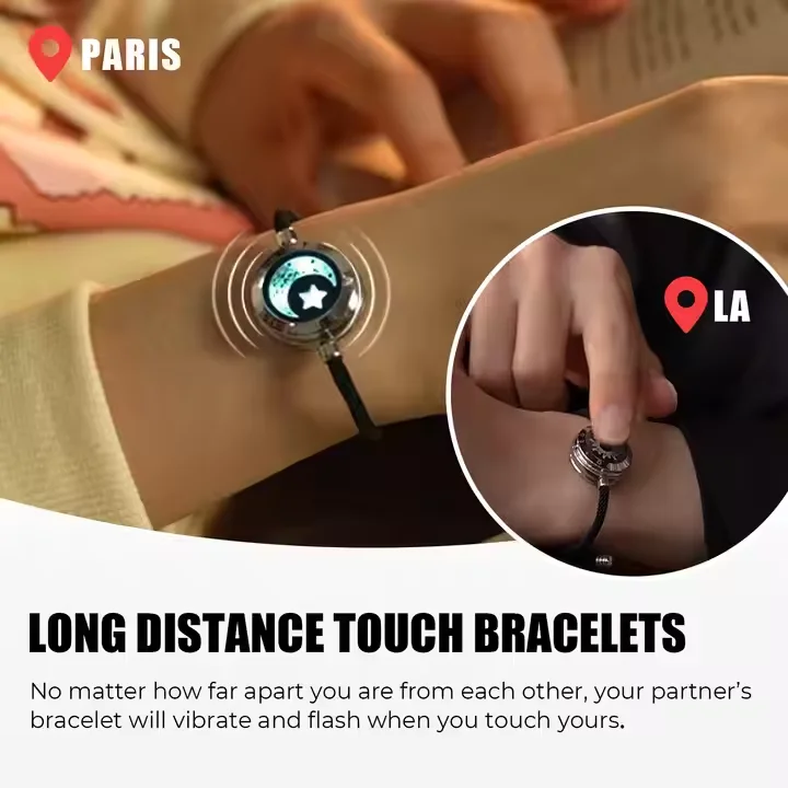 Fashion Smart Jewelry Totwoo Long Distance Touch Bracelets for