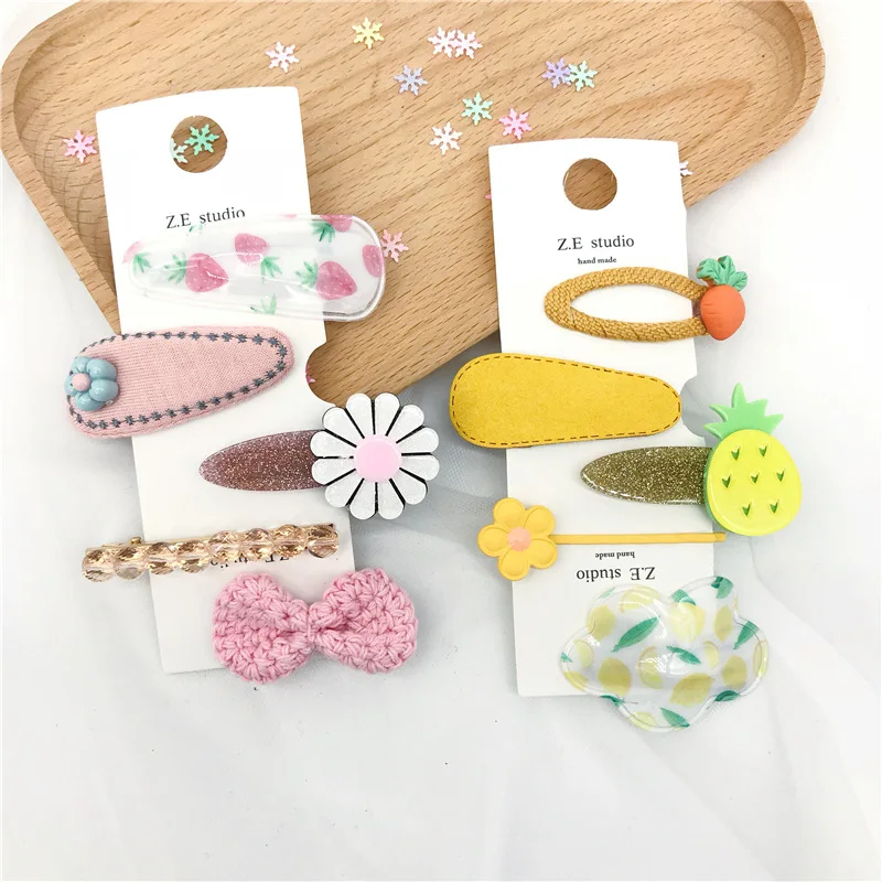 Fashion Flower Acrylic Fruit Shape Kids Fancy Hair Pin Accessories Candy  Colors Hair Clip With Paper Card - Buy Hair Clip,Fancy Hair Pin,Kids Hair  Clip Product on 