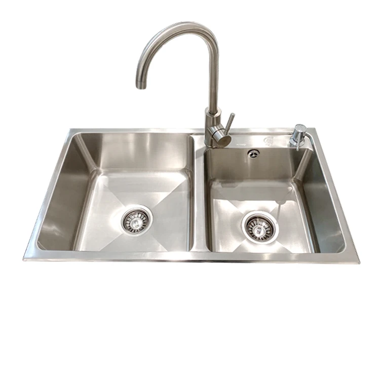 2020 High Quality Double Bowl Kitchen Basin Sink Anti Noise Double Sink Kitchen Sink Buy Kitchen Basin Sink Stainless Sink Kitchen Sink Product On Alibaba Com