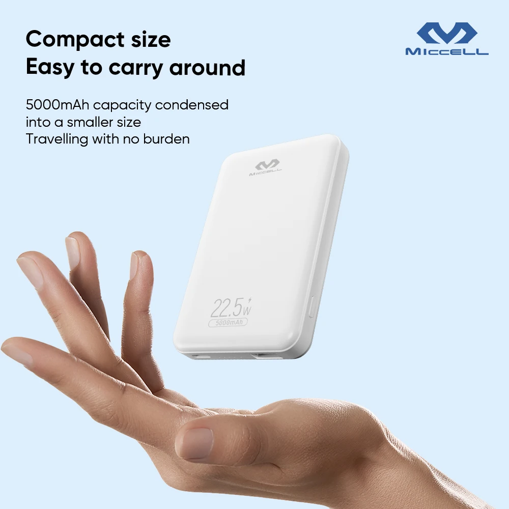 Magnetic Power Bank With Wireless Charging And Led Display_voghion.com
