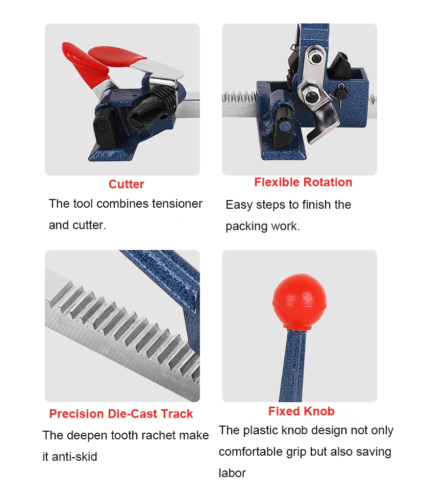 Manual Plastic Strap Manual Strapping Pet pp Strap Tightening Strapping Tool
