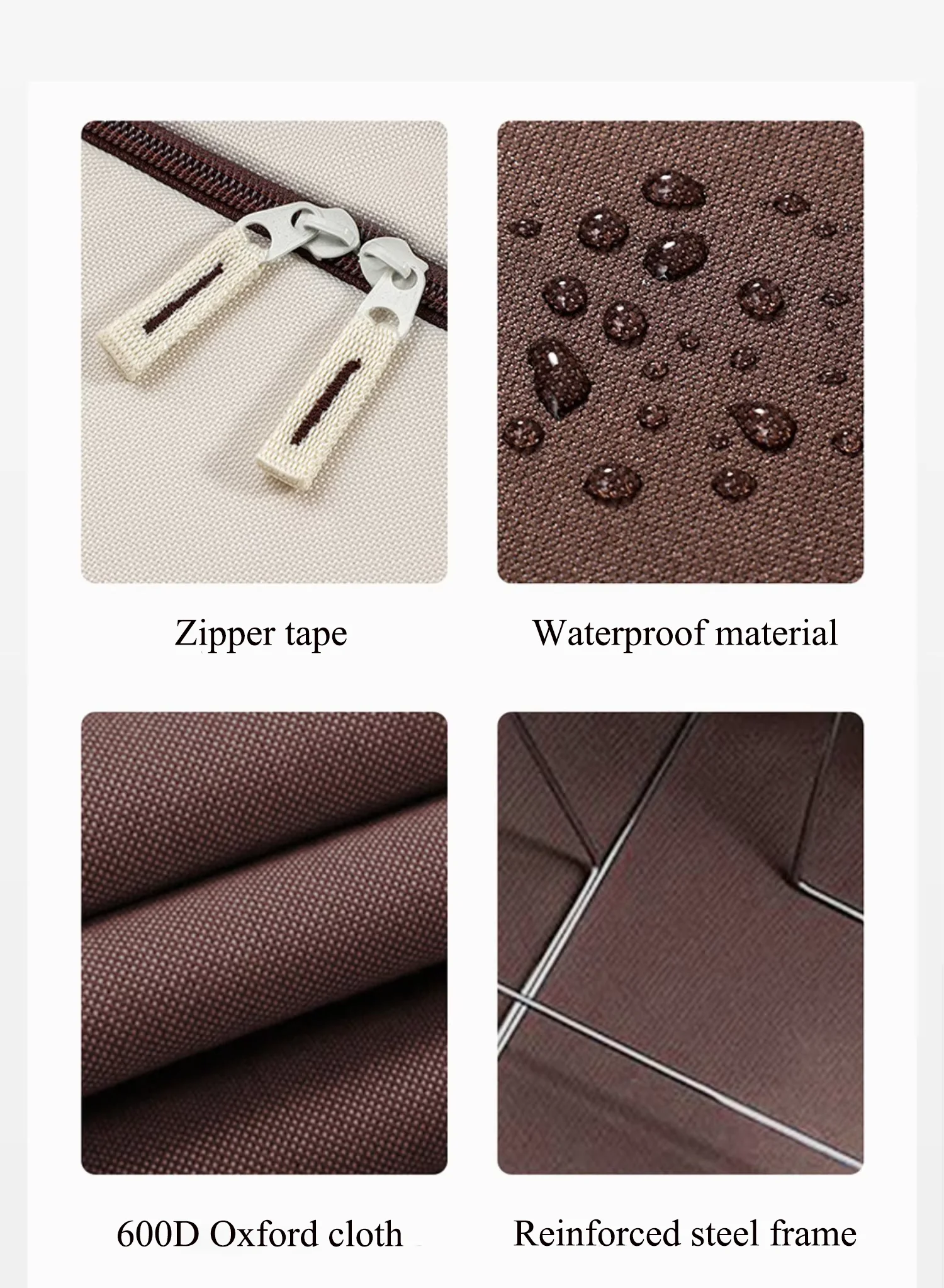 2024 66L Folding Steel Frame Eco-friendly Modern Styish Multifunction Customizable Clothing Storage Box Big Capacity 600D supplier