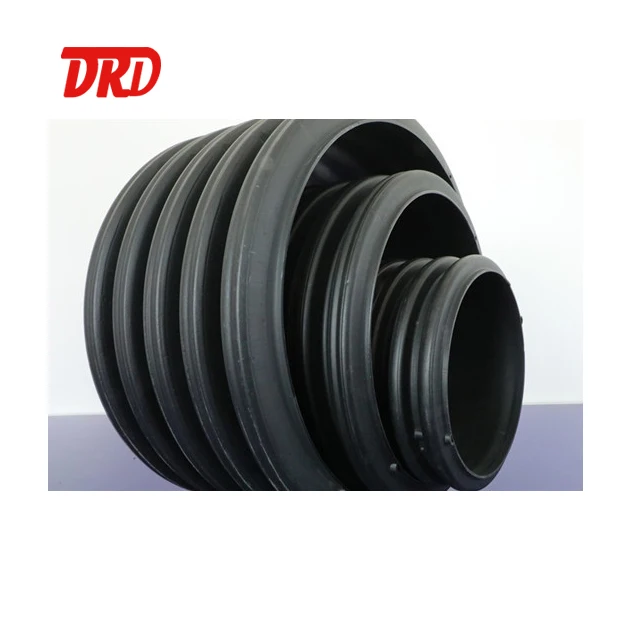 8 дюймов черный цена ПЭНД пластиковый продолжительность водоотводная труба для продажи