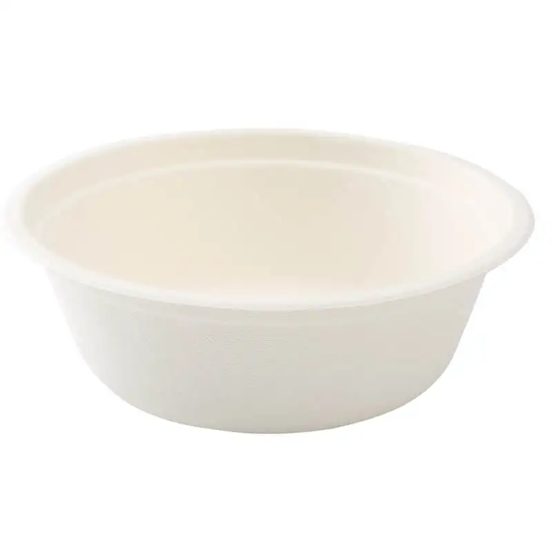 Disposable Soup Bowls - Bagasse 12 oz &amp; 30 oz Pulp Bowl