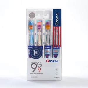 Wholesale Cheap Disposable Plastic Toothbrushes with Soft Nylon Bristles Customized Logos for Home Use Made in China