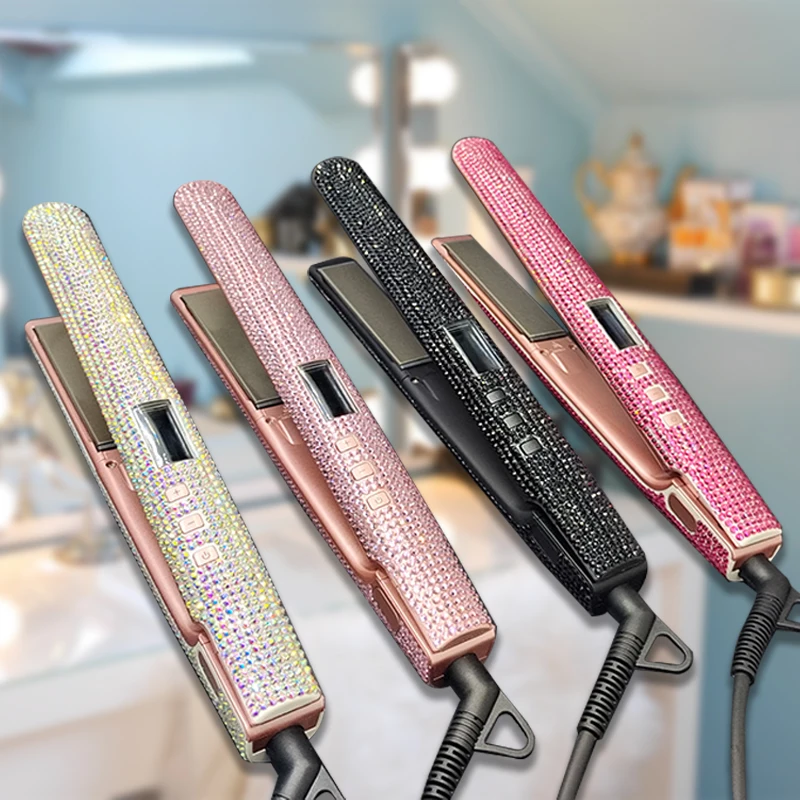Hot Sale Popular Bling Flat Iron - Diamond Hair Straightener display picture 3