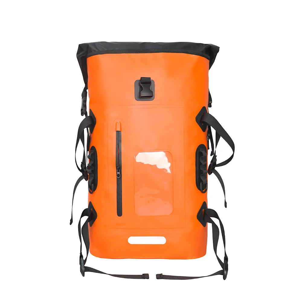 32L Camping Roll Top PVC Dry Bag Beach Floating IPX6 Waterproof Backpack For Kayaking Boating Rafting