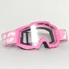 Lunettes transparentes à monture rose