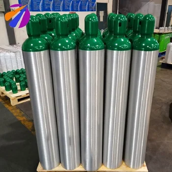 NETC 40L  Aluminum Medical Gas Cylinders High Pressure Best Offer Factory  ISO EN Oxygen Cylinders