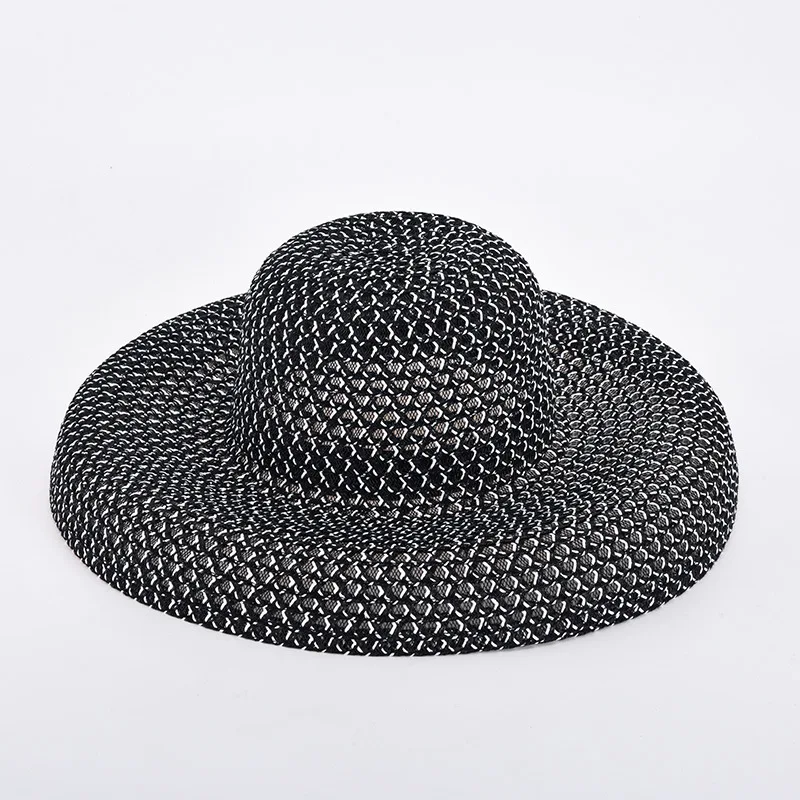 Straw Bucket Hat,Wide Brim Hat,Beach 