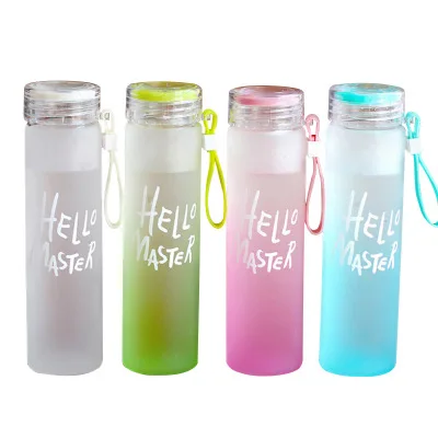 wholesale frosted portable glass hydro cute