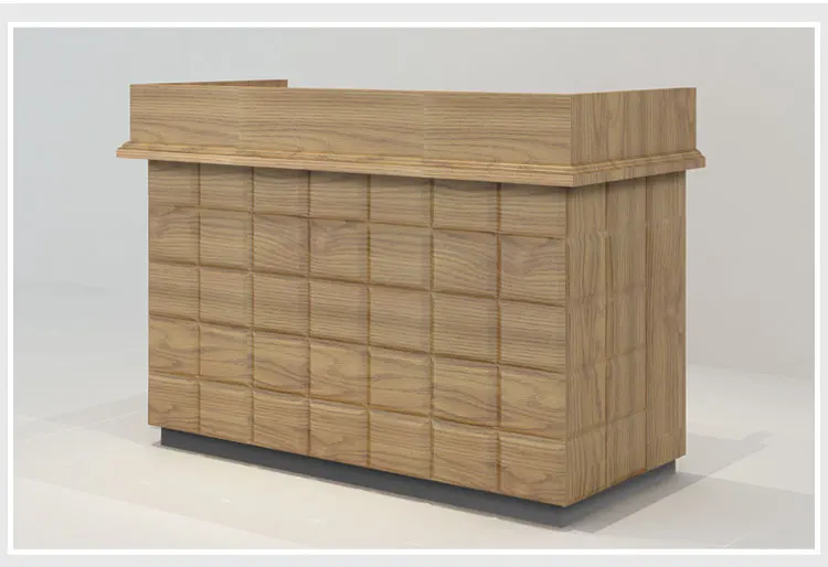 Shopfitting Counter Modern Shop Counter Design for Garment Store - Retail Counter Detail