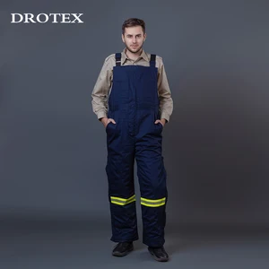 OEM Metallurgy Workwear Clothing Cotton Nylon Work Clothes Anti Static Fire Resistant Bib Overalls
