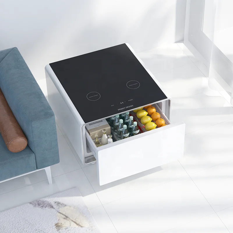 Intelligenter Mini-Kühlschrank Nachttisch mit Kabelloser Ladestation, Multifunktionaler Smarter Beistelltisch für Schlafzimmer Wohnzimmer| Alibaba.com