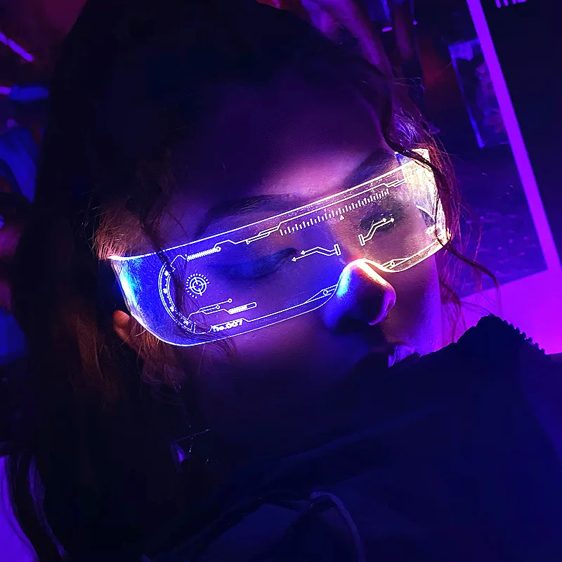 Magic led eyeglasses. Светящиеся очки. Кибер очки светящиеся. Светящиеся очки киберпанк. Светящиеся очки для вечеринок.