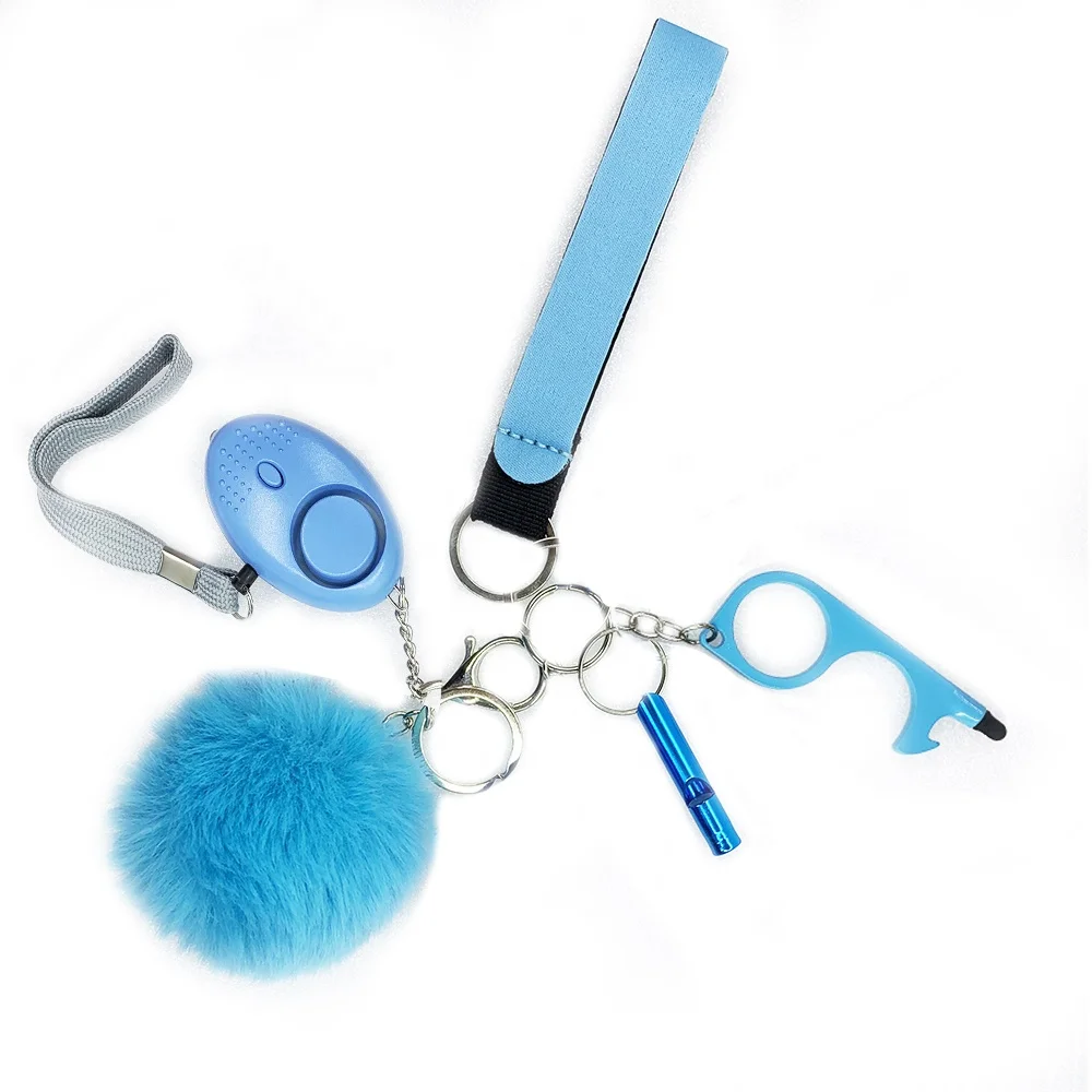 Tiktok Women Personal Protection Self Defense Keychain Set