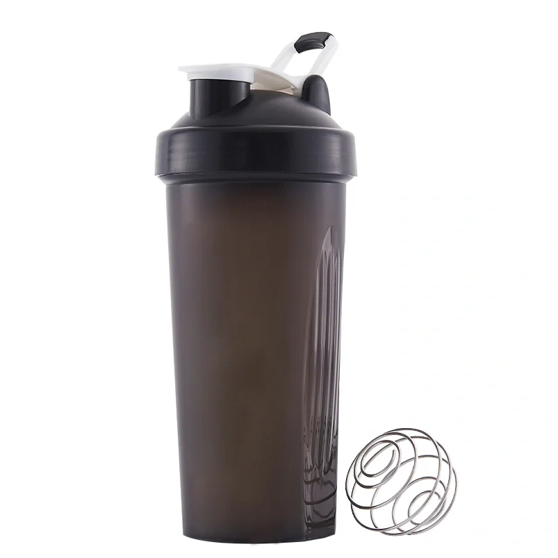 Custom Logo Color 600ml  BPA Free Loop Top Water Sport Nutrition Protein Plastic  Mixer Ball Supplements Gym