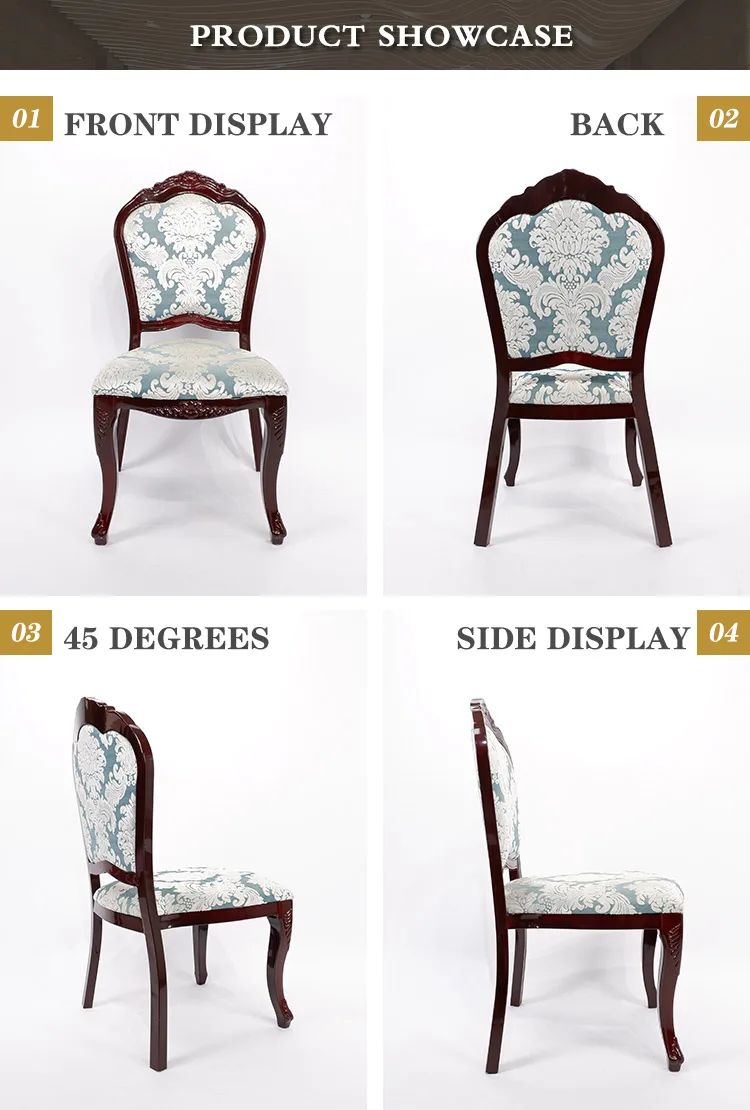 nordic pu cushion design modern dining chair
