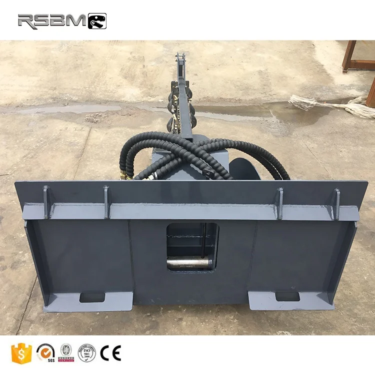 36" 48" Skid Steer Attachments Trencher 5200 kg for Construction works