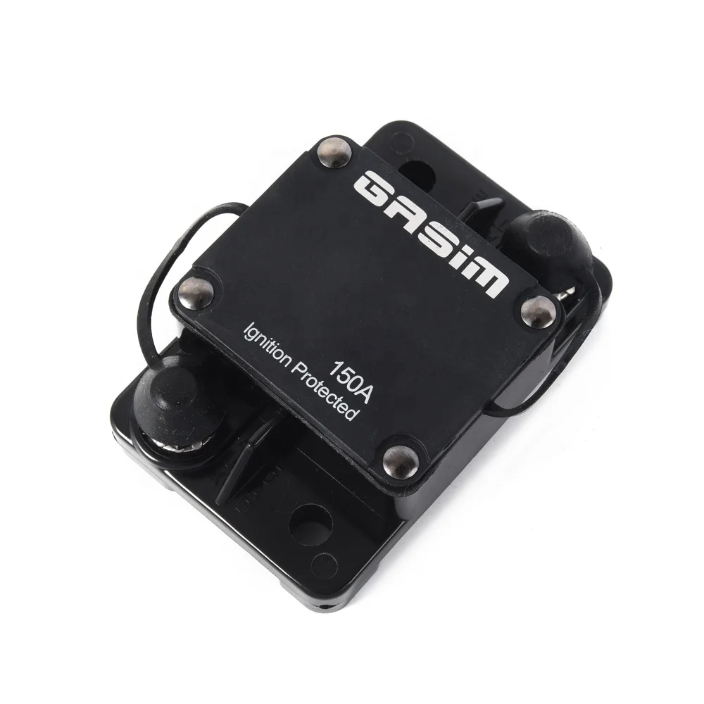 E97 Auto Reset Types Car Circuit Breaker 20a 30a 40a 60a 80a 100 Amp 12v 24v 48v Dc Circuit Breaker
