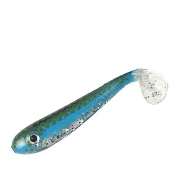 CHEERY 7g 3.5" Japan Holographic Paddle Swim Baits Hollow Paint Fishing Soft Lures ABS River Wholesale – Soft Lure – view 3