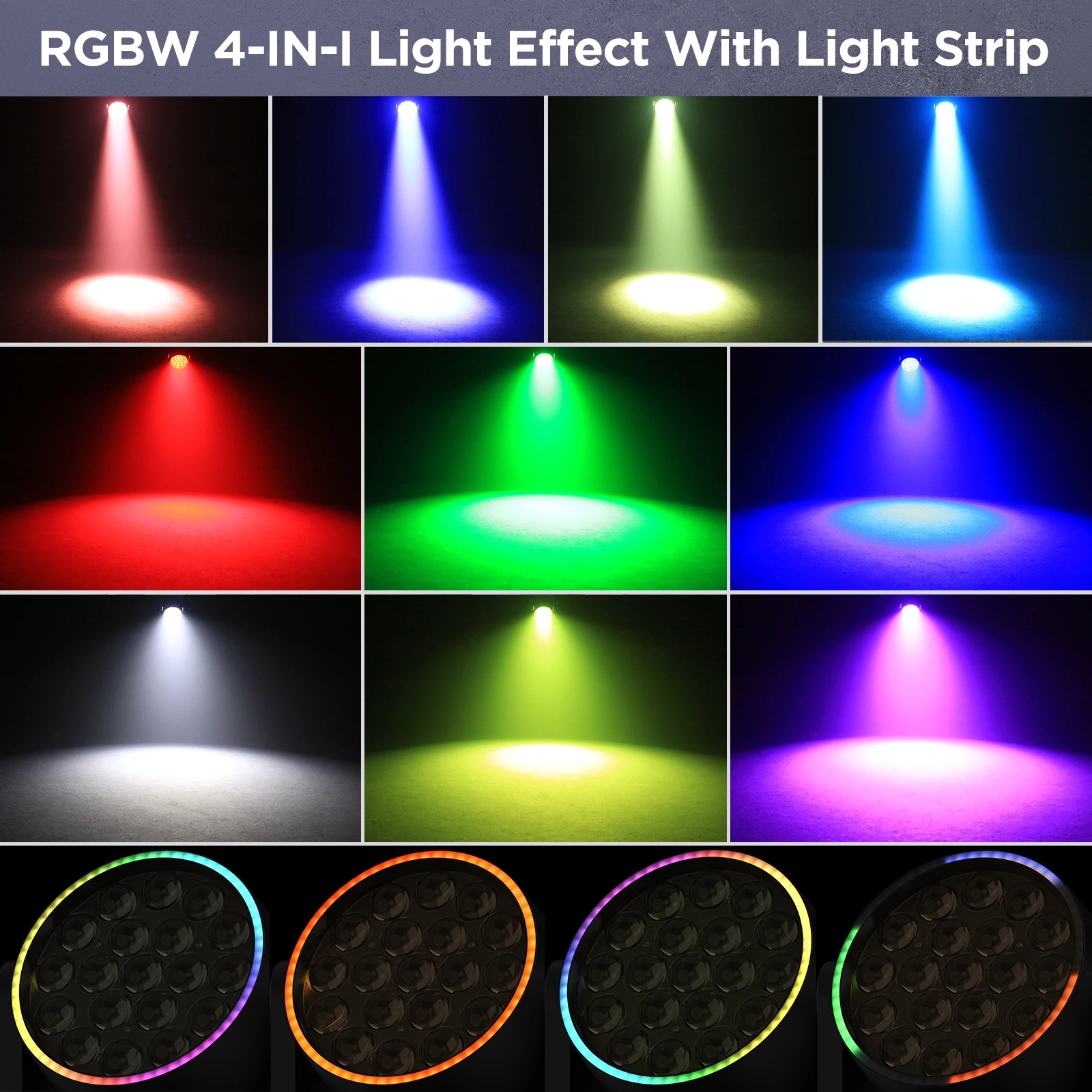 19X15W Focusing Light Wash Moving Head Light Effect DMX Control for DJ Disco Nightclub KTV Bar Theater Stage Lighting