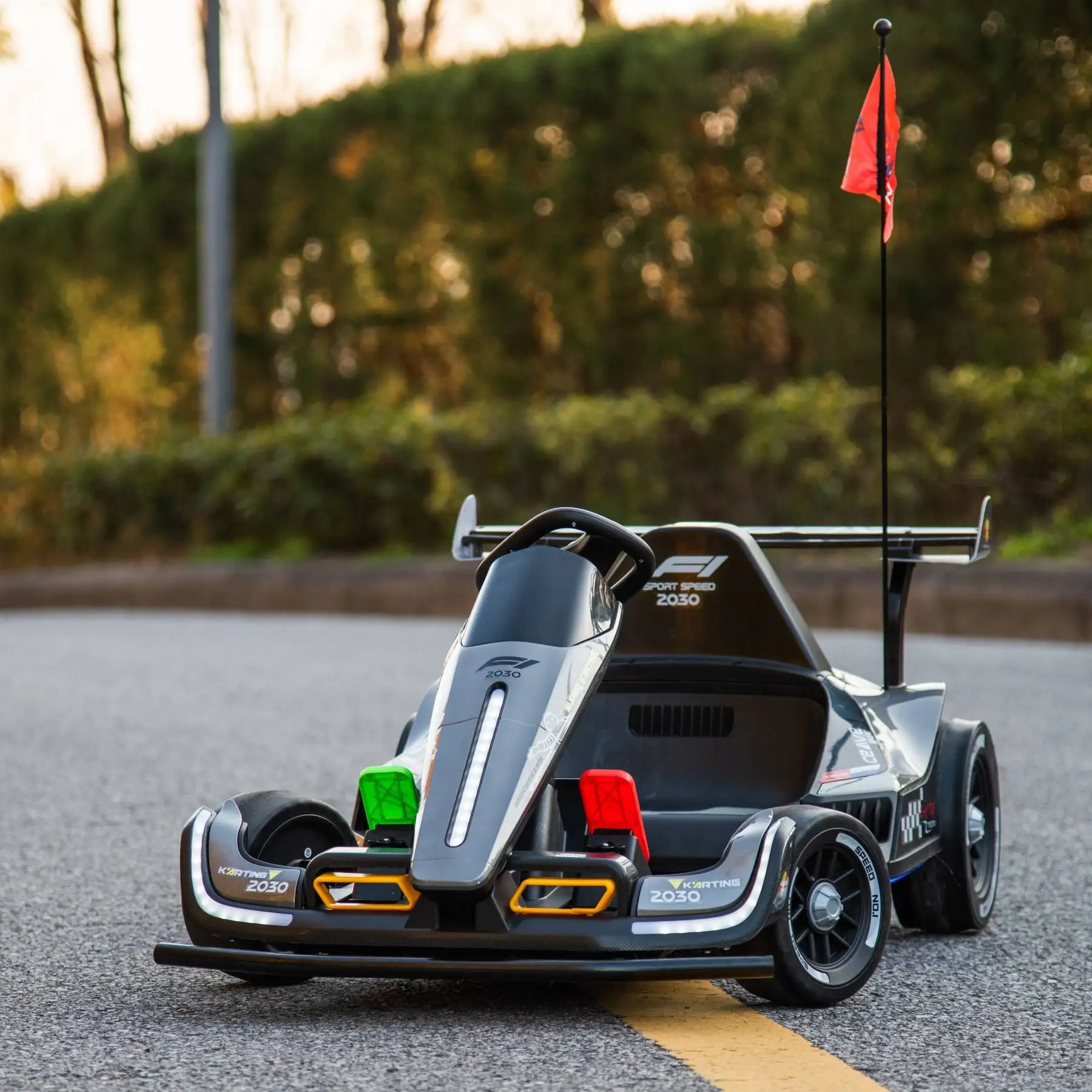 Factory Best Selling Go Kart for Kids Toy Drift Car Rechargeable Battery Operated Adults Can Ride Child Toy Electric Racing Car