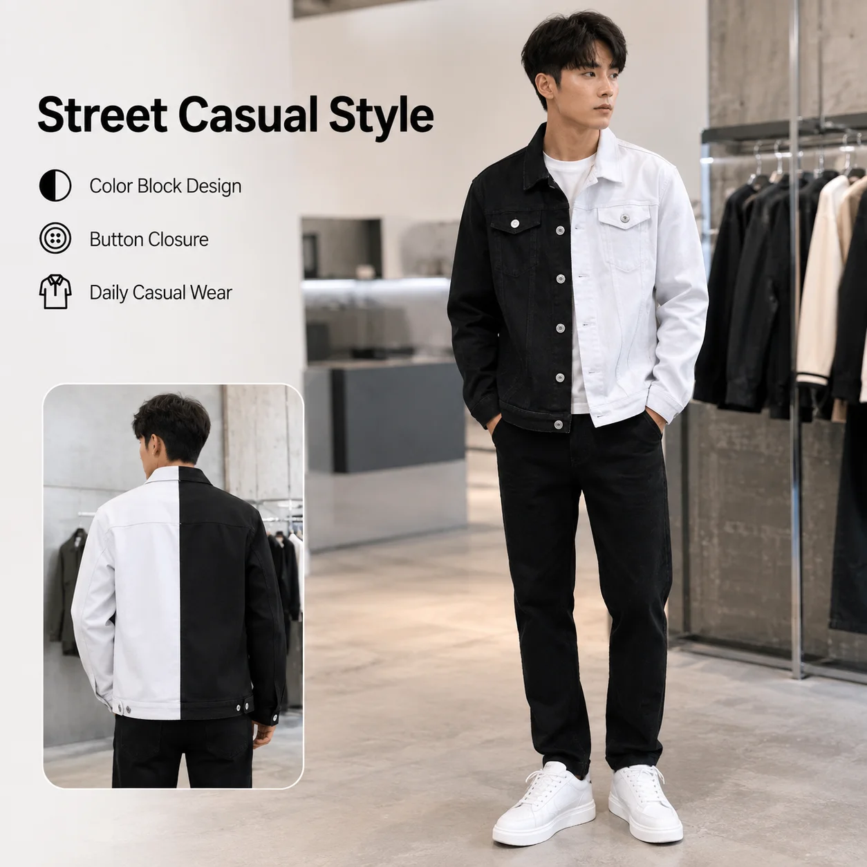 Men's Thin Jacket for Autumn and Winter Denim Jacket Men High Quality Denim Jacket for Men