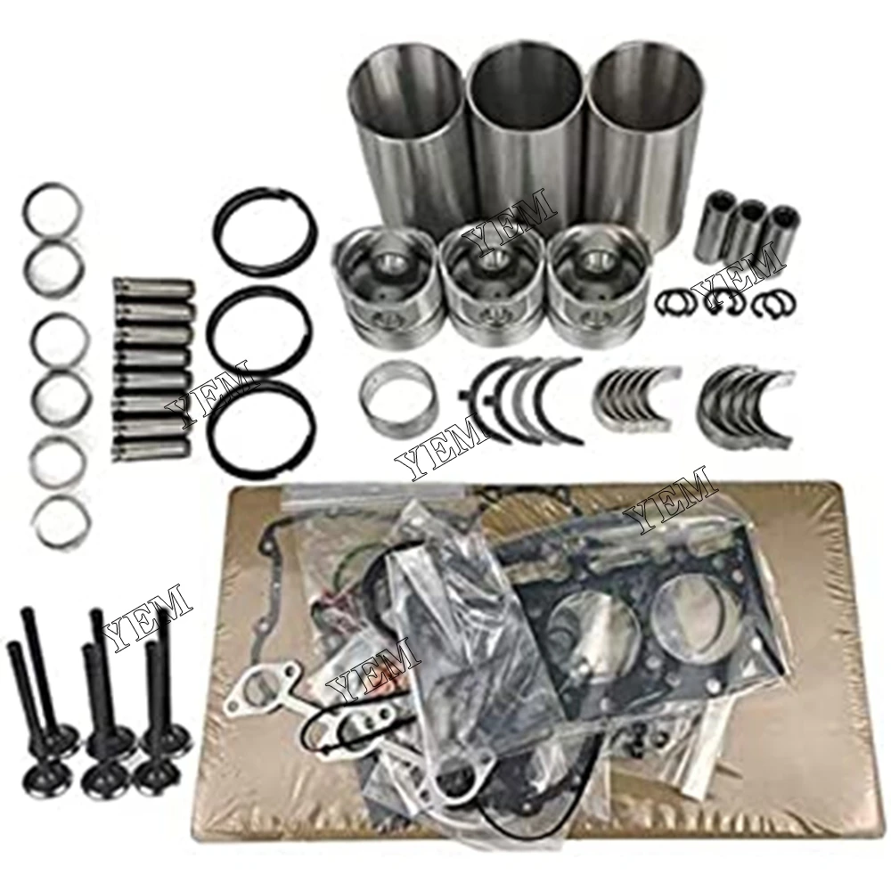 Excavator Accessories 3D67E 3D67E-1A Overhaul Rebuild Kit for Komatsu Excavator PC18