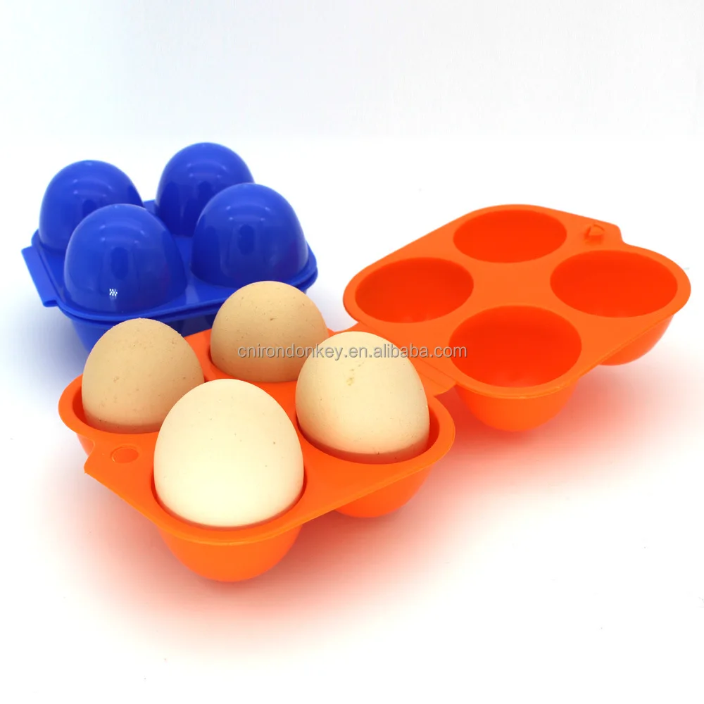 4pcs Portable Egg Tray Outdoor Shockproof Egg Tray Indoor Portable Egg ...