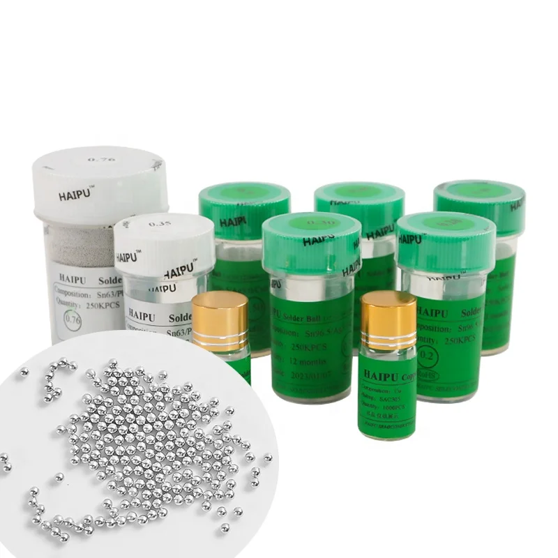 Factory Supply Leadfree Solder Ball Sn96.5/ag3.0/cu0.5 250k Bga