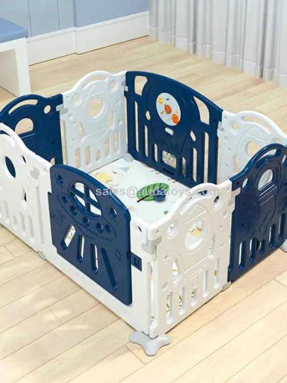 A03002 Hot Safety Kids Plastic Spaceman Boy Playpens Indoor Standard