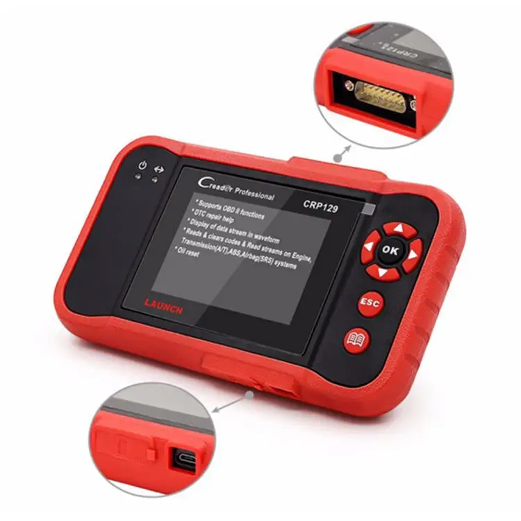 2024 Launch X431 Creader CRP229 Touch 5.0" Android System OBD2 Full Diagnostic Update Online Wifi Supported CRP 229 Code Reader