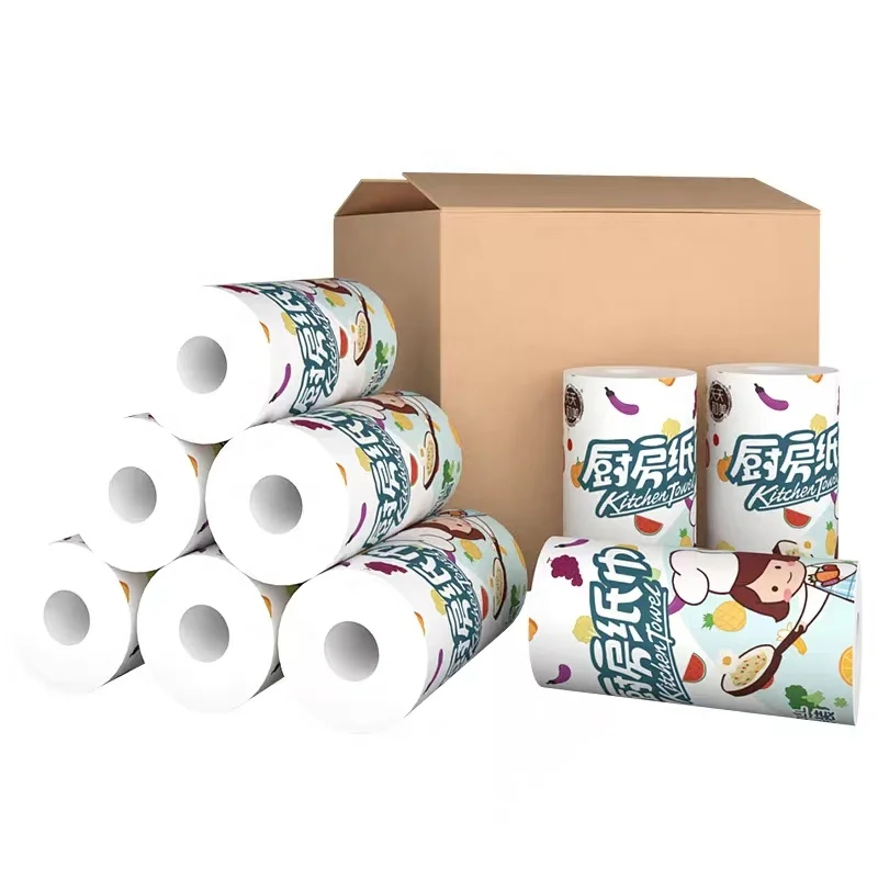 100 Sheets Super Absorbent High Quality Paper Kitchen Towel with Virgin  Wood Pulp - China Paper Towel and Roll Paper Towel price