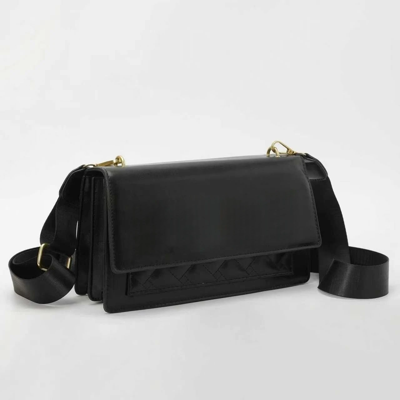 Designer Women Pu Leather Purse Long Strap Shoulder Bag