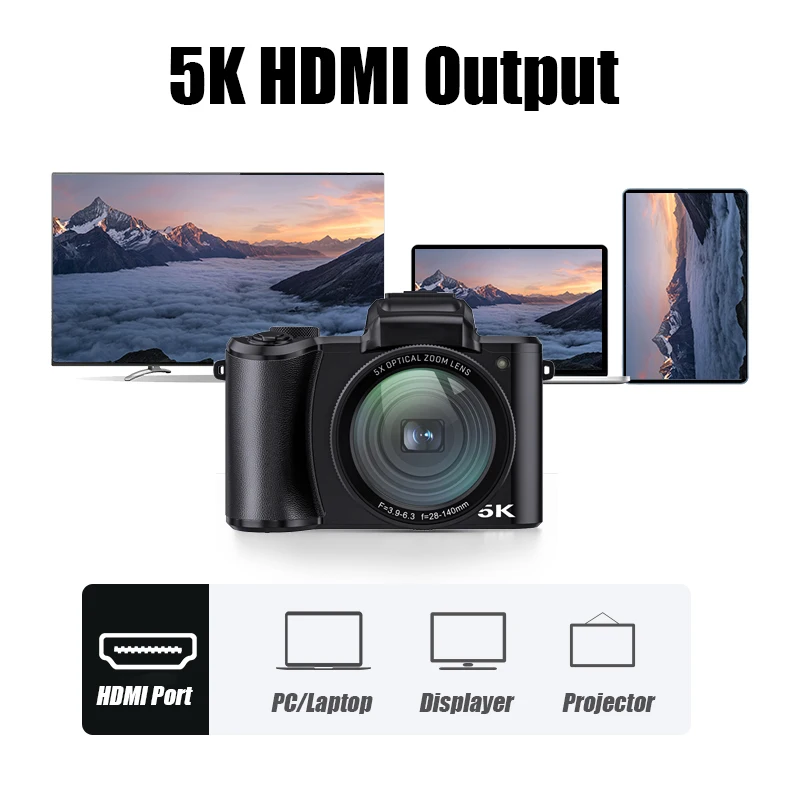 DC206X Digital Camera - Entry Level 5K Video Camcorder
