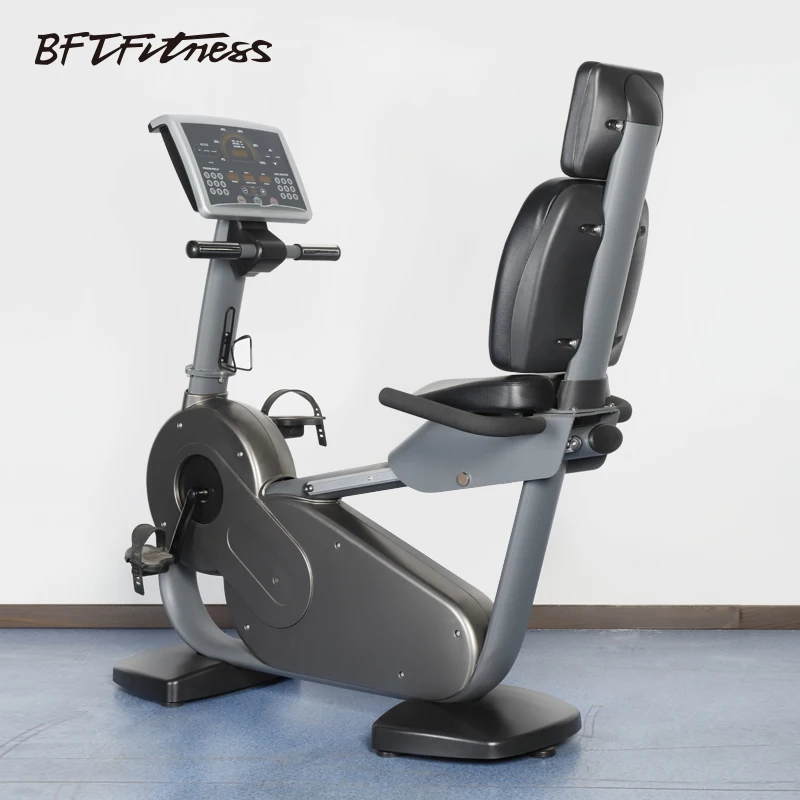 Luxurious Cardio Indoor Gym Equipment Commercial Seated Magnetic Recumbent  Bike Exercise Bike