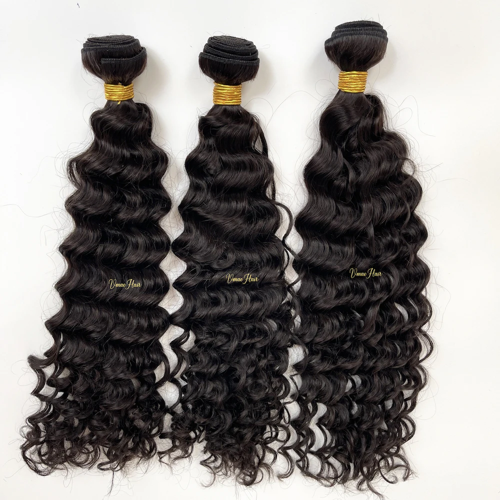 Vmae Wholesale Mongolian Unprocessed Remy Hair Raw Weft Human Bundles ...