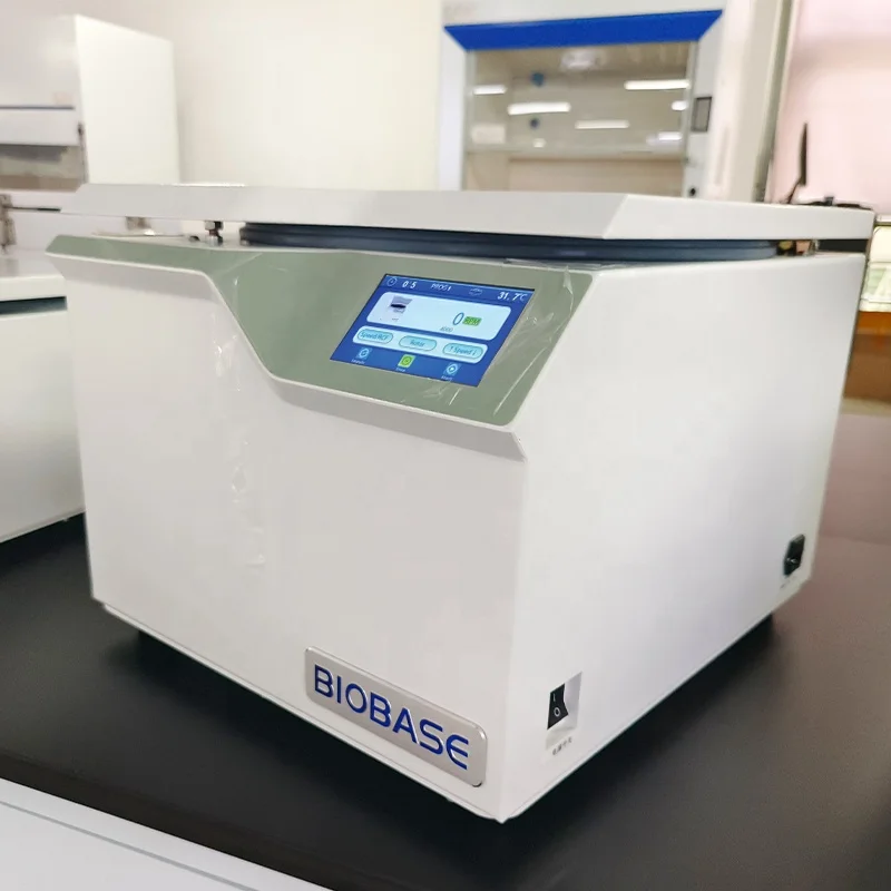 BIOBASE CHINA Low Speed Centrifuge 6000rpm 5-inch LCD Touch Screen Table Top Low Speed Centrifuge for Lab