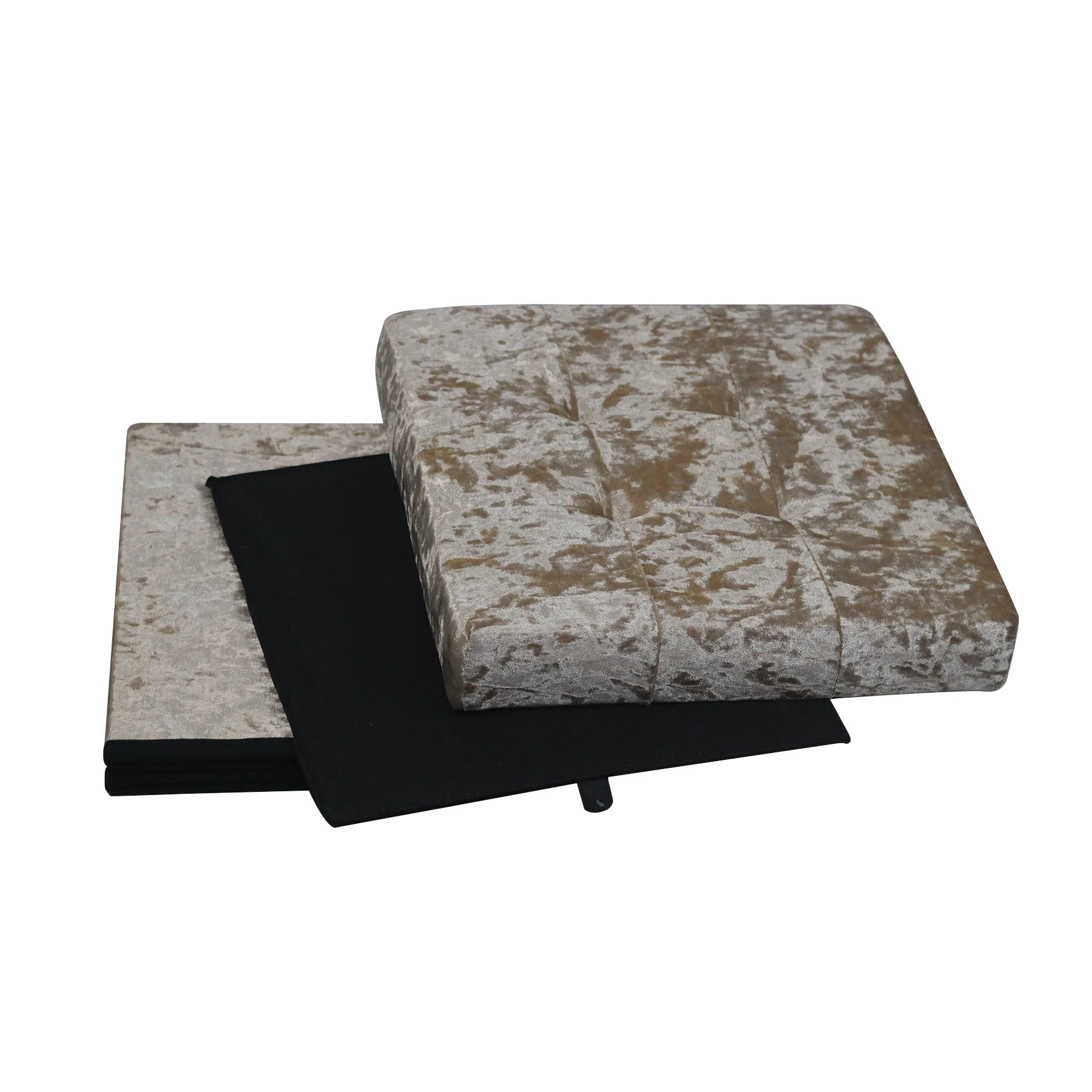 Складная коробка складной оттоманка с чехлом подставкой сиденьем